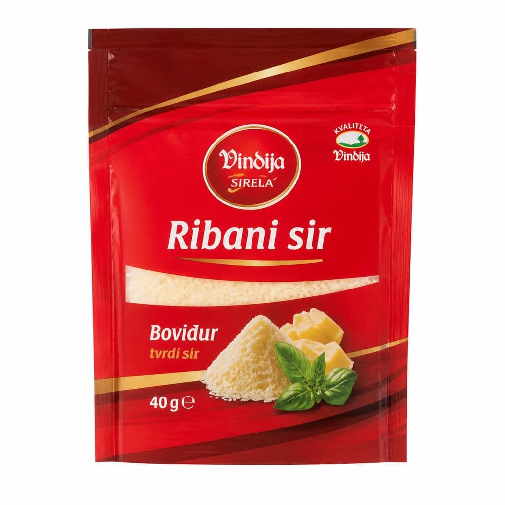 Vindija Sirela ribani sir 40 g Akcija u trgovini KTC