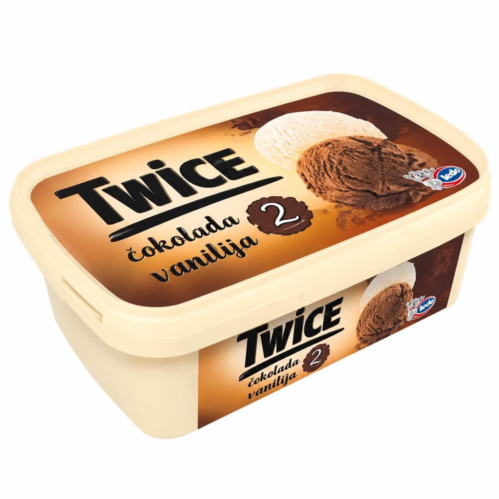 Twice sladoled 1 l Akcija u trgovini KTC
