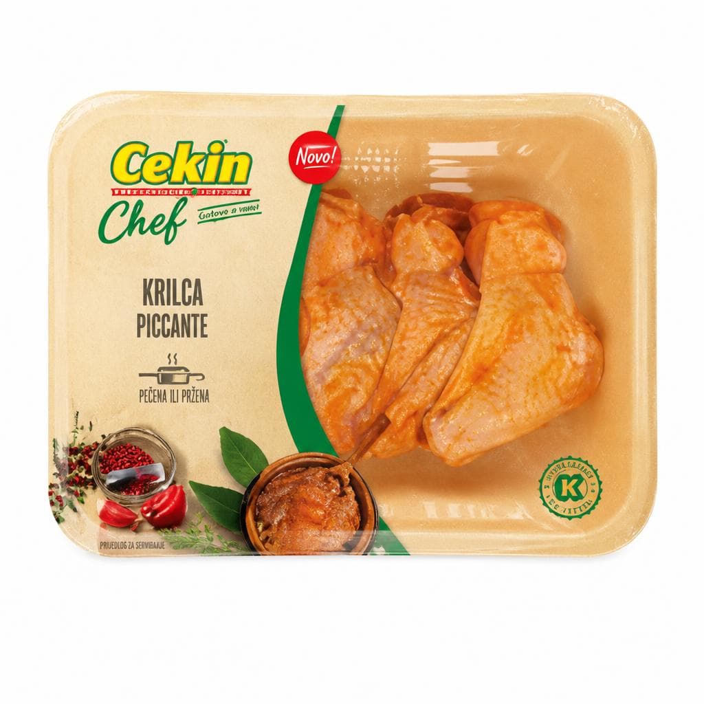 Pileća krila Spicy 450 g Cekin Chef Akcija u trgovini Spar