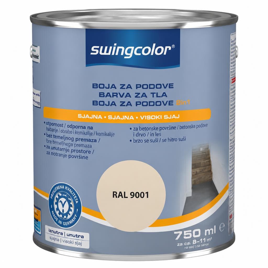 Boja za podove '2u1' 750 ml swingcolor Akcija u trgovini Bauhaus