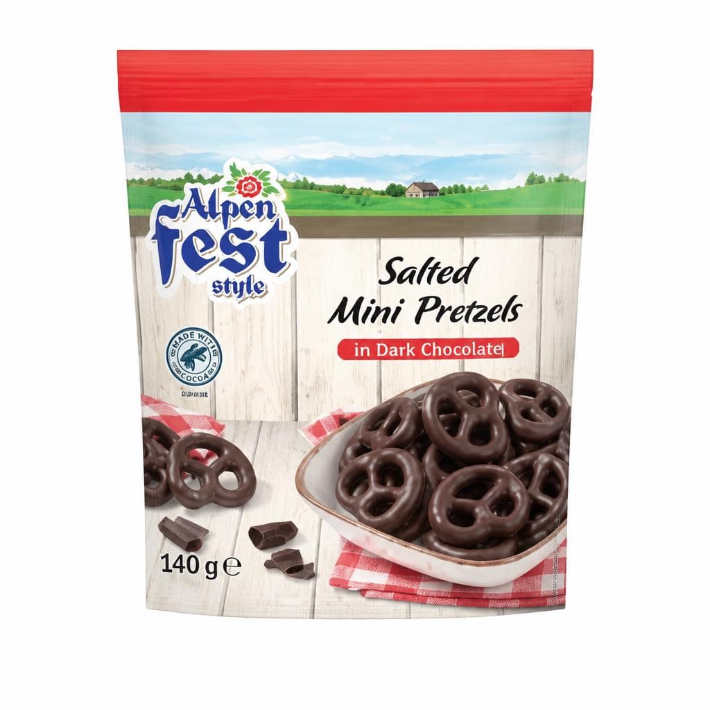 Alpenfest mini čokoladni pereci 140 g Akcija u trgovini Lidl