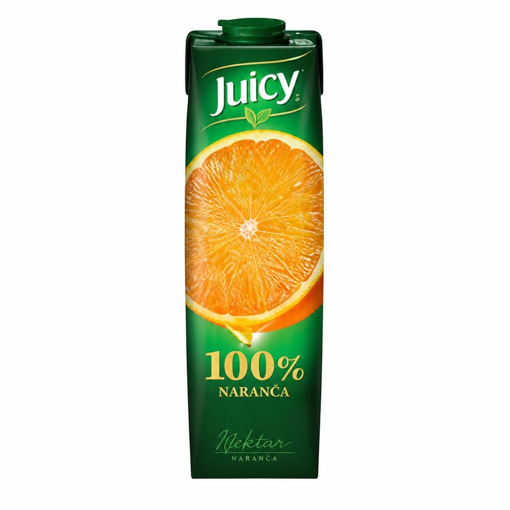 Juicy sok naranča 100% 1 l Akcija u trgovini Stanić Diskont