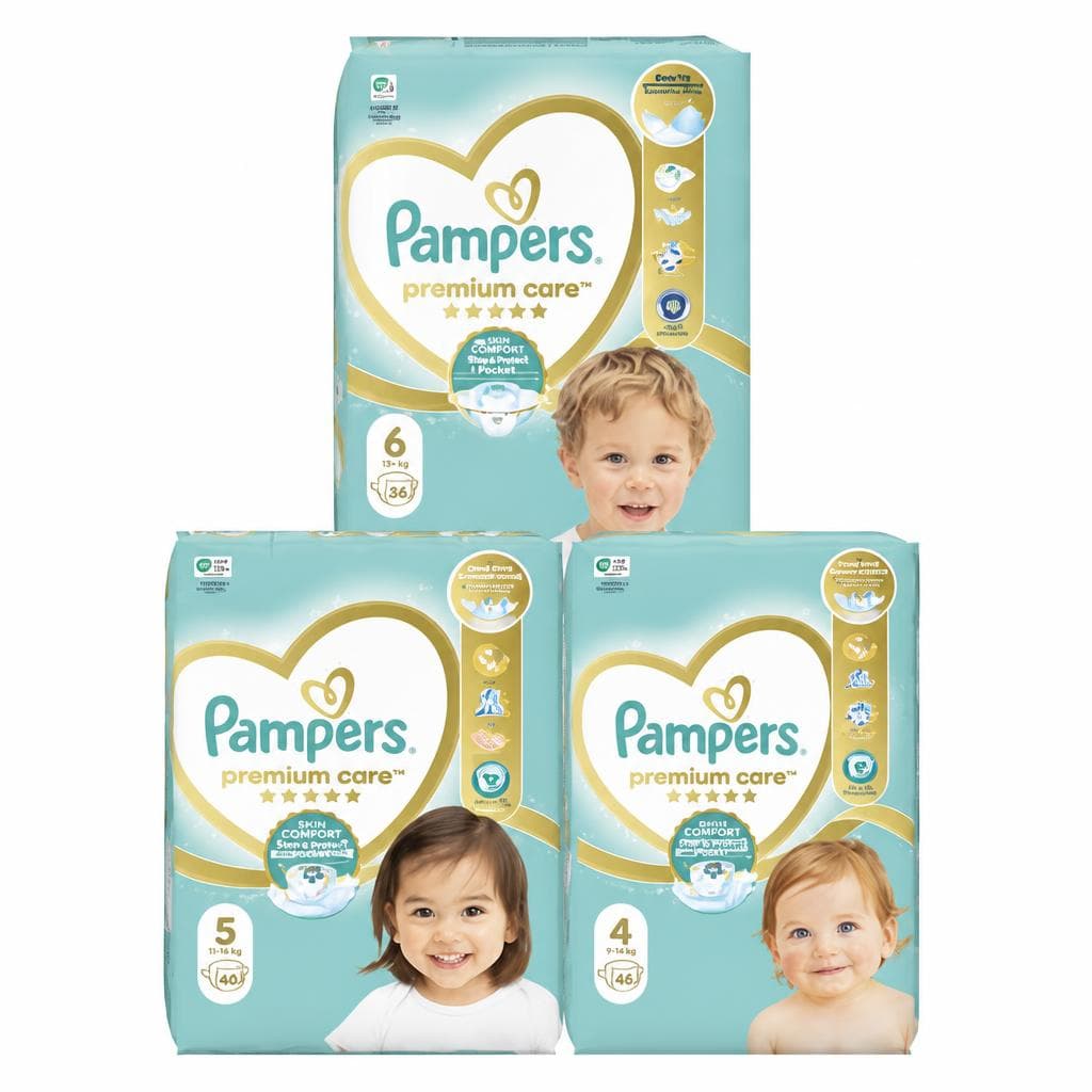 Pampers Premium Care dječje pelene Akcija u trgovini Konzum