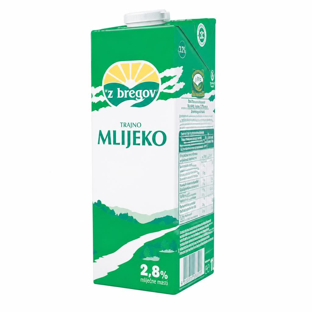 Z bregov trajno mlijeko 1 L Akcija u trgovini KTC