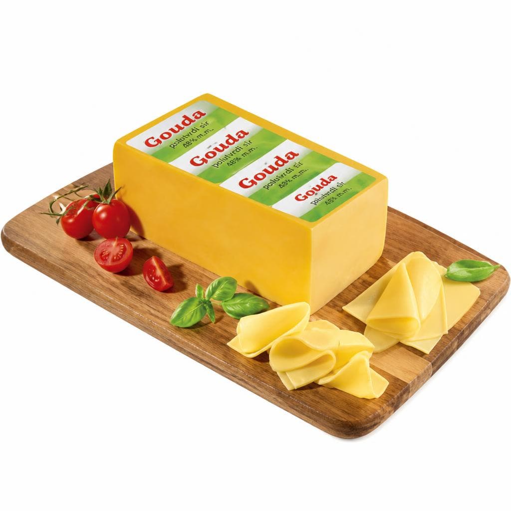 Gouda sir polutvrdi 1 kg Goyda Akcija u trgovini Konzum