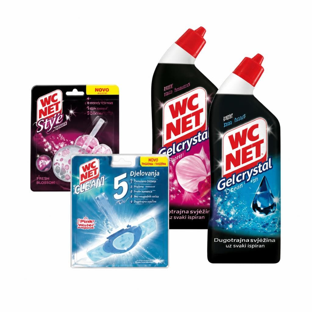 WC Net gel ili košarice za čišćenje i dezinfekciju toaletne školjke 750 ml, 36,5 g ili 38 g Akcija u trgovini Plodine