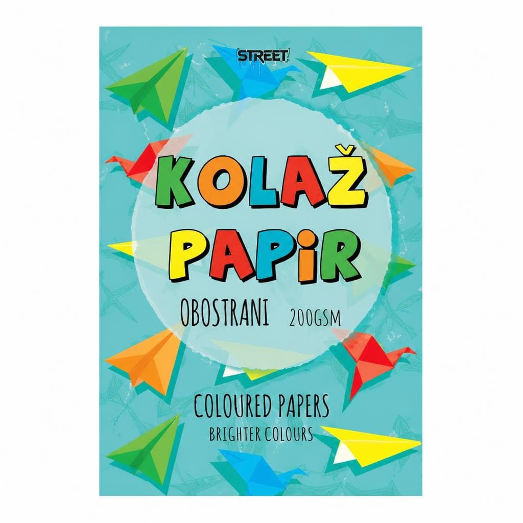 Kolaž papir STREET 1 pakiranje Akcija u trgovini Boso