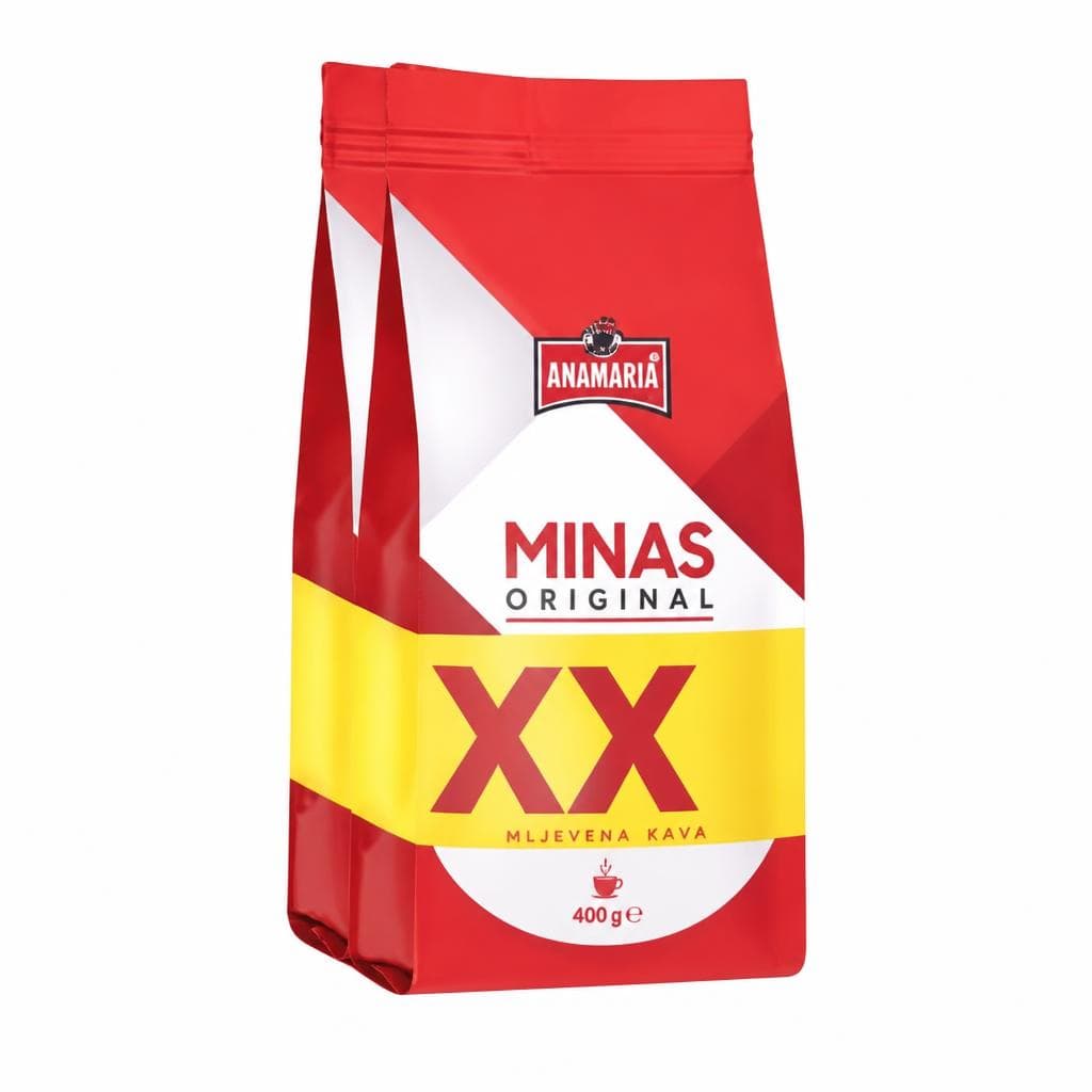 Anamaria Minas Original mljevena kava 2 x 400 g Akcija u trgovini Plodine