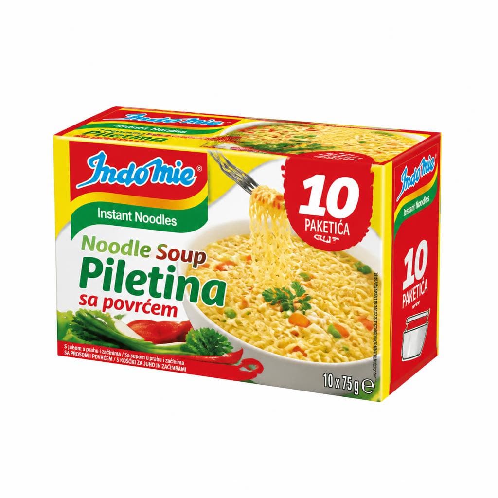 Indomie instant juha s tjesteninom 10 x 70 g ili 10 x 75 g Akcija u trgovini Tommy
