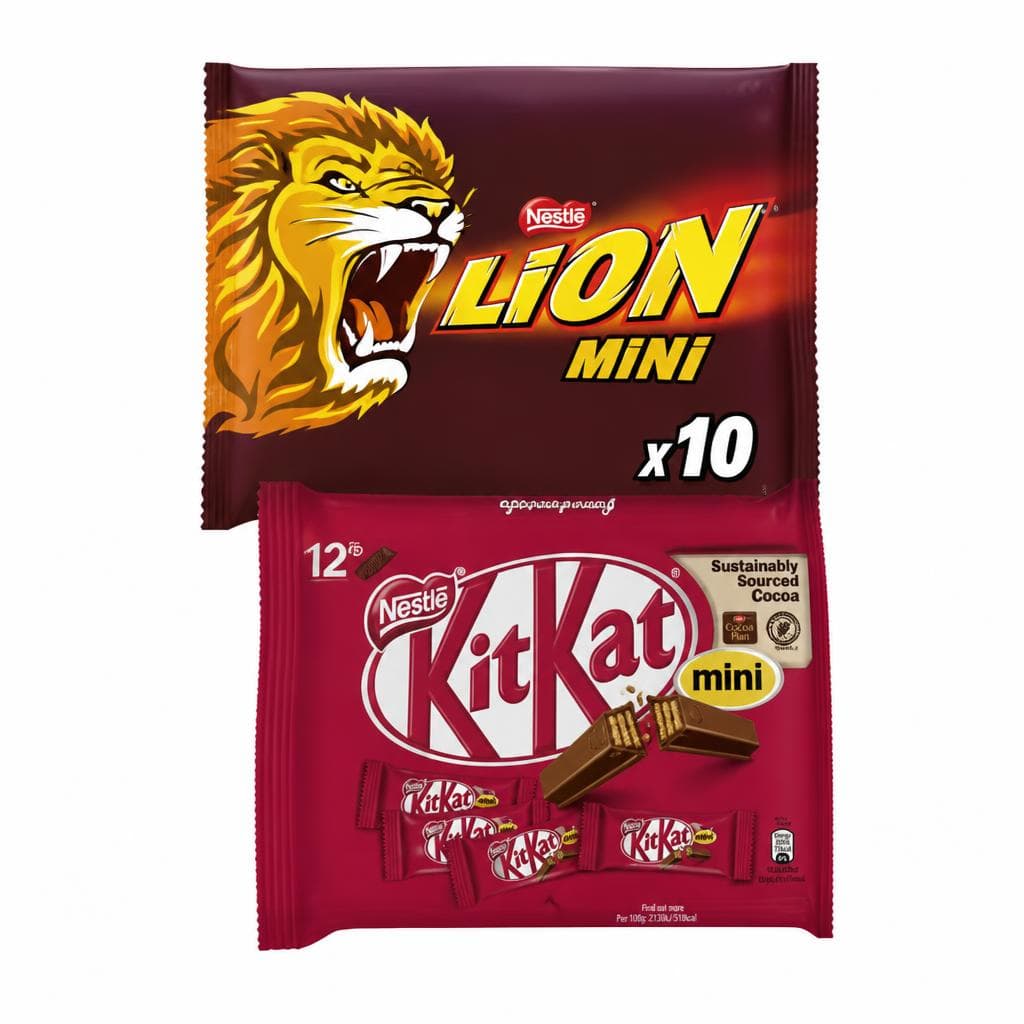 Desert Kit Kat mini, Lion mini 200g, 198g Kit Kat, Lion Akcija u trgovini Konzum