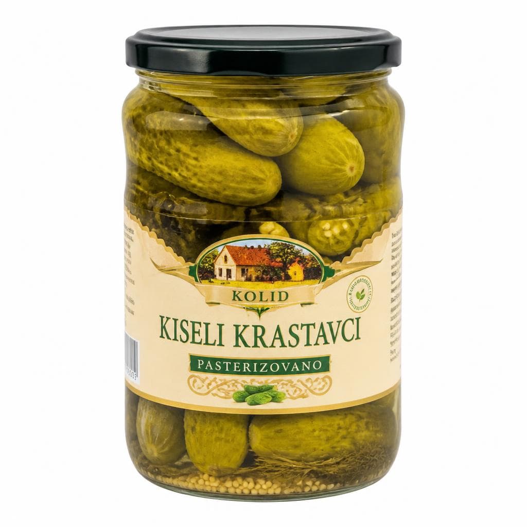 Kolid kiseli krastavci 720 ml Akcija u trgovini Pivac