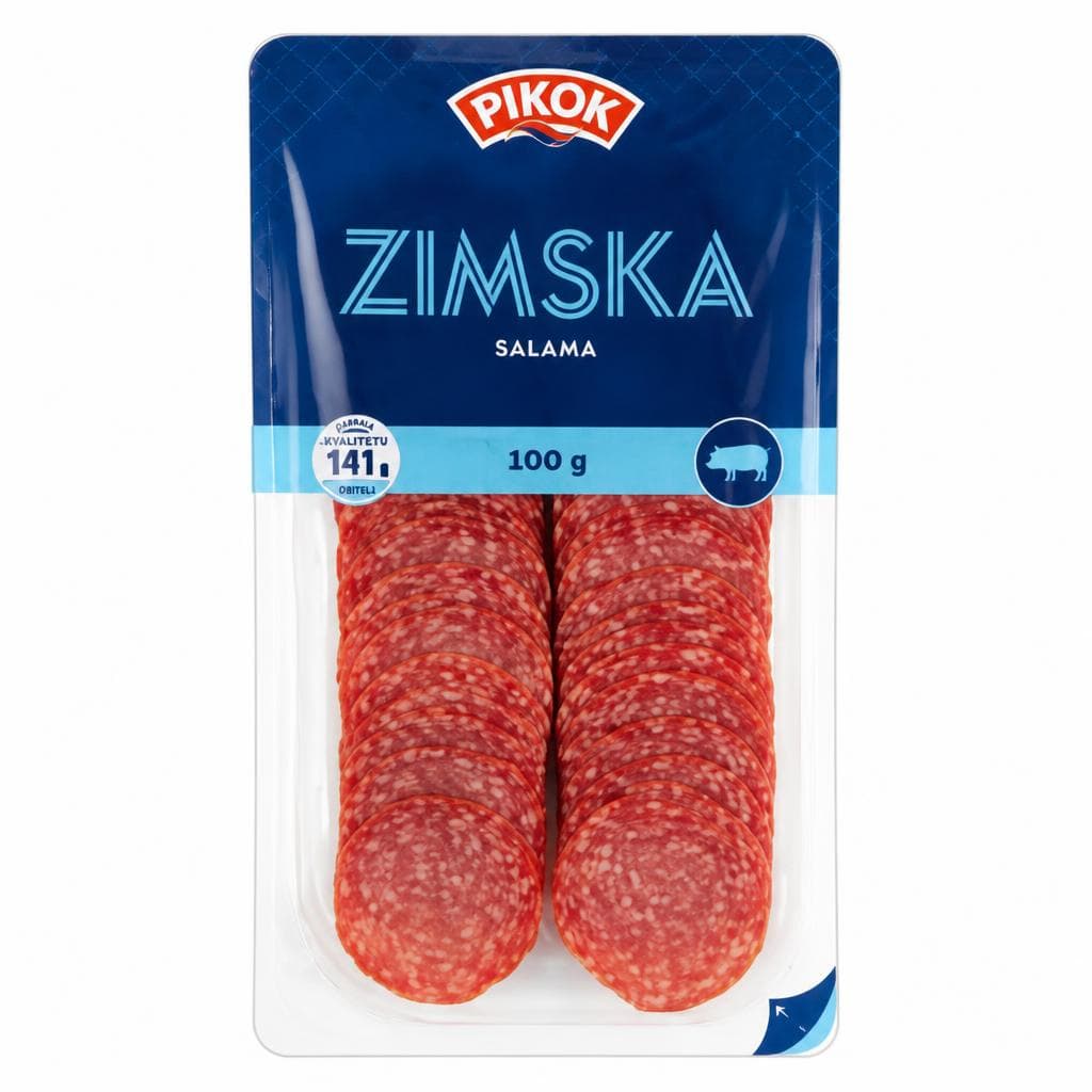 Pikok zimska salama 100 g Akcija u trgovini Lidl