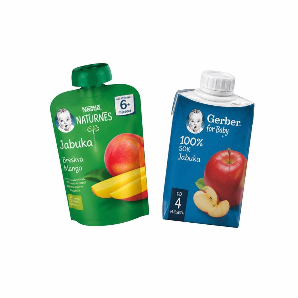 Nestle i Gerber proizvodi za bebe Nestle, Gerber Akcija u trgovini Bipa