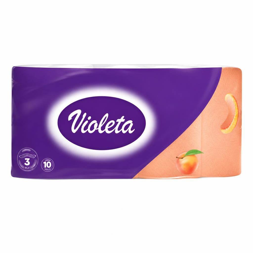 Violeta toaletni papir breskva 10/1 3sl Akcija u trgovini Pivac