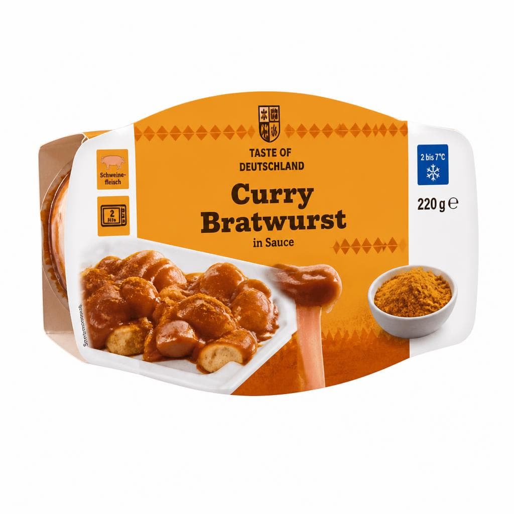Taste of Deutschland curry kobasice 220 g Akcija u trgovini Lidl
