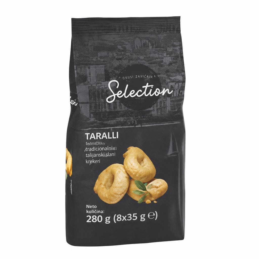 Selection taralli 280 g (8x35g) Akcija u trgovini Plodine