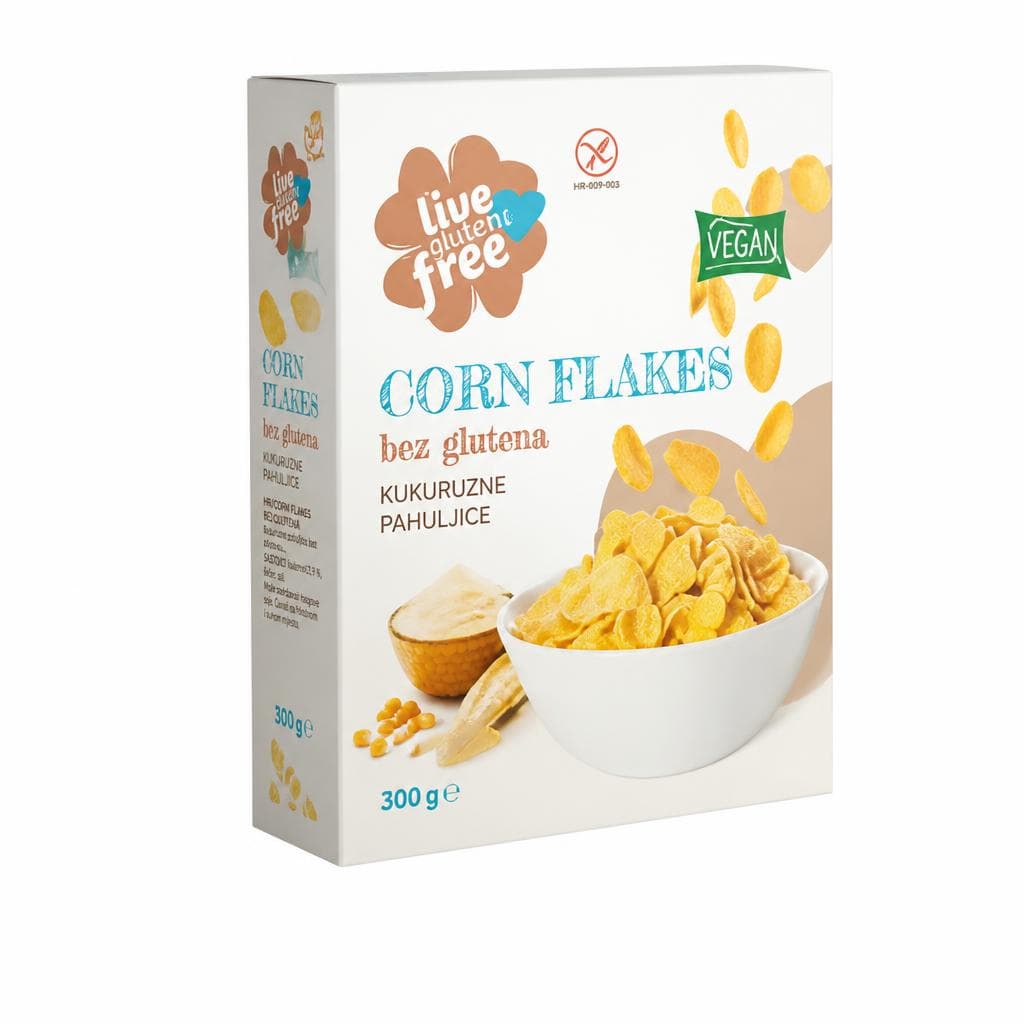 Live Gluten Free cornflakes 225 g Akcija u trgovini Plodine