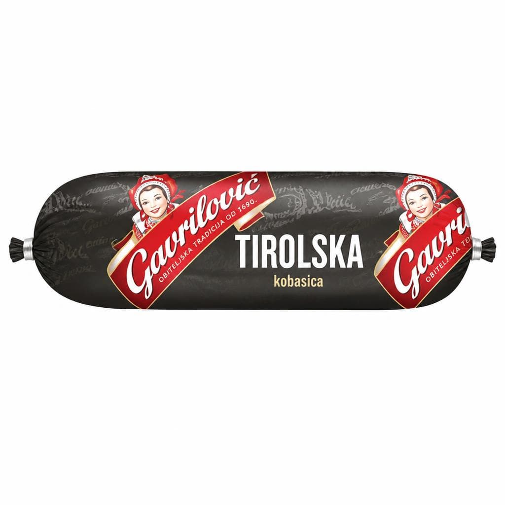 Gavrilović tirolska kobasica 350 g Akcija u trgovini Plodine