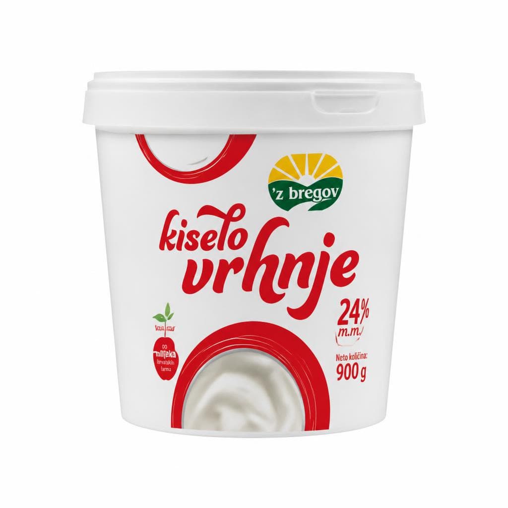 'Z Bregov kiselo vrhnje 900 g Akcija u trgovini Lidl