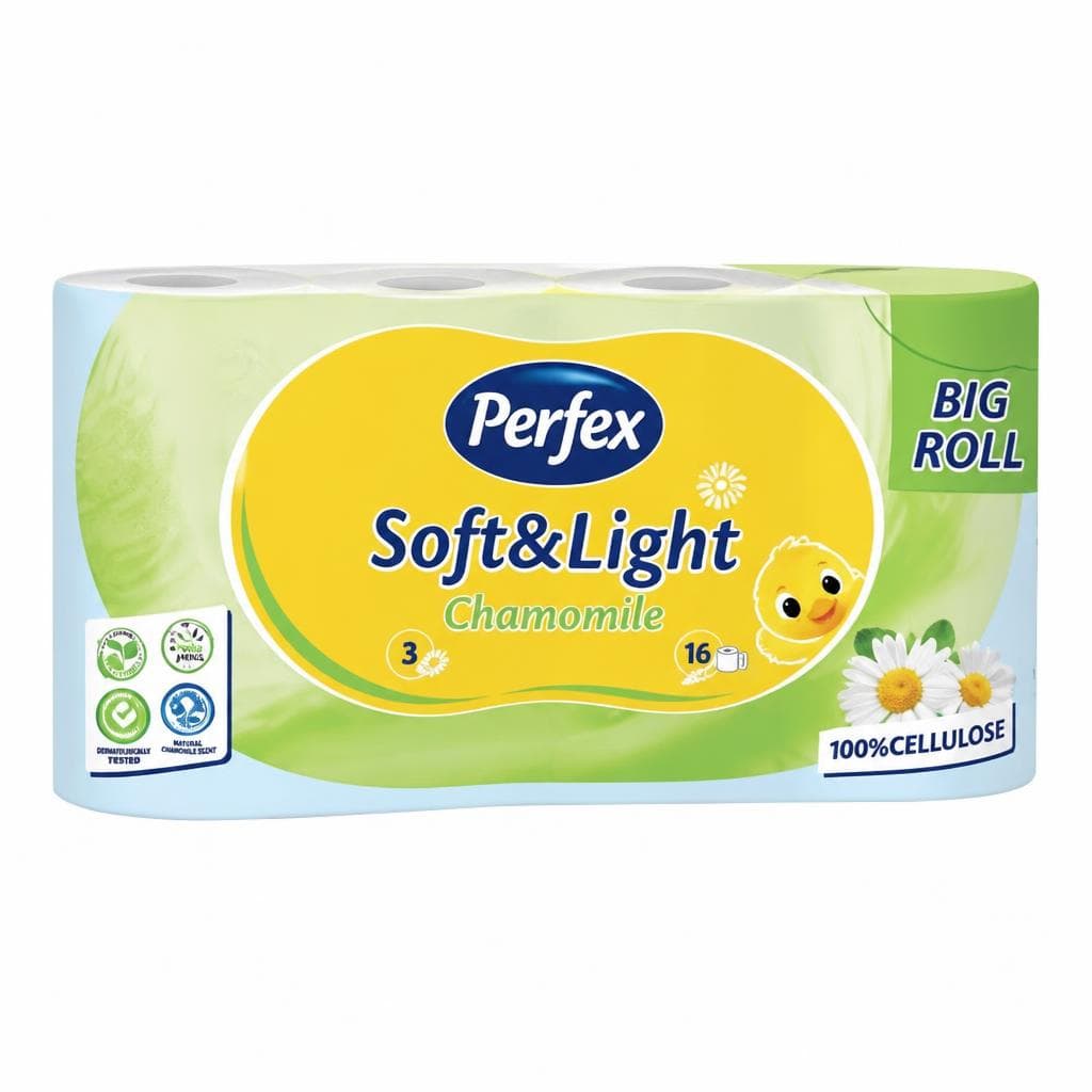 Toaletni papir Perfex Kamilica 16/1 pakiranje Akcija u trgovini Boso