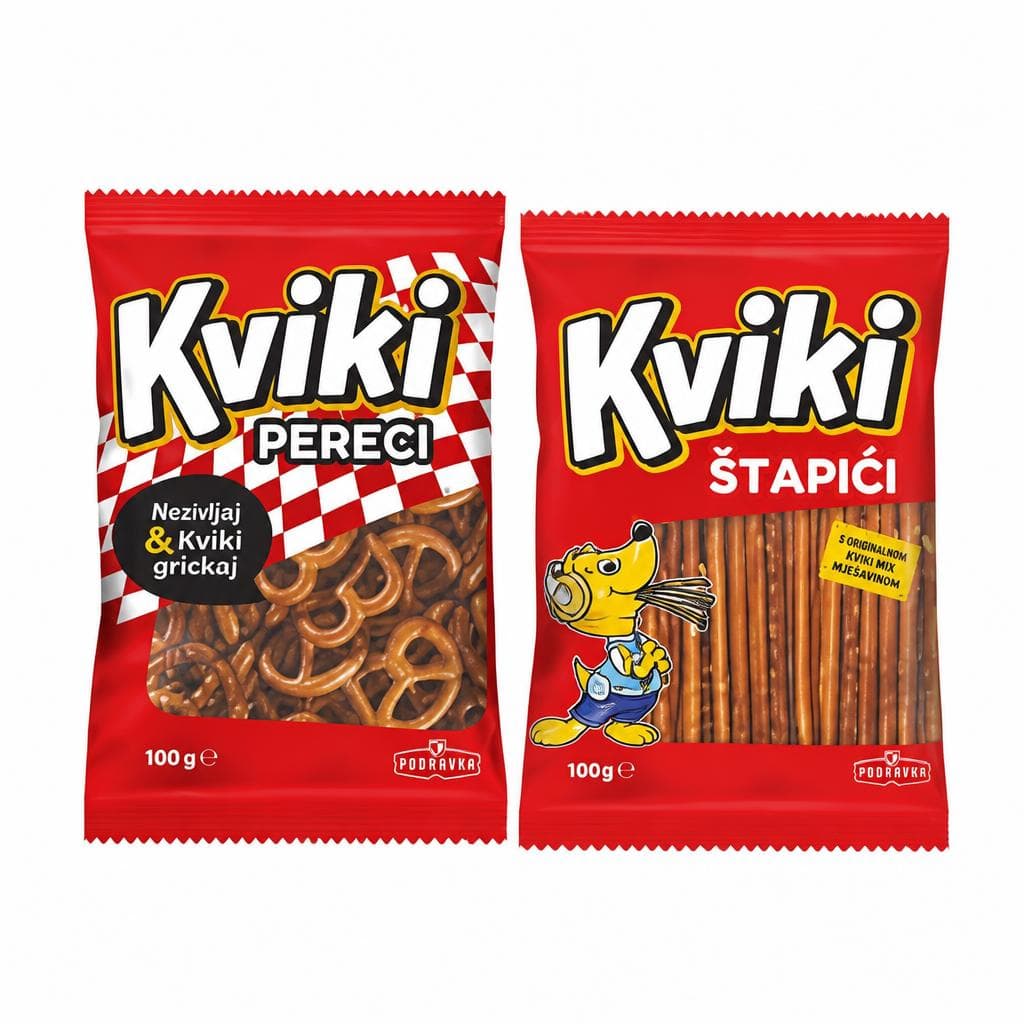 Kviki grickalice Podravka Akcija u trgovini Tommy
