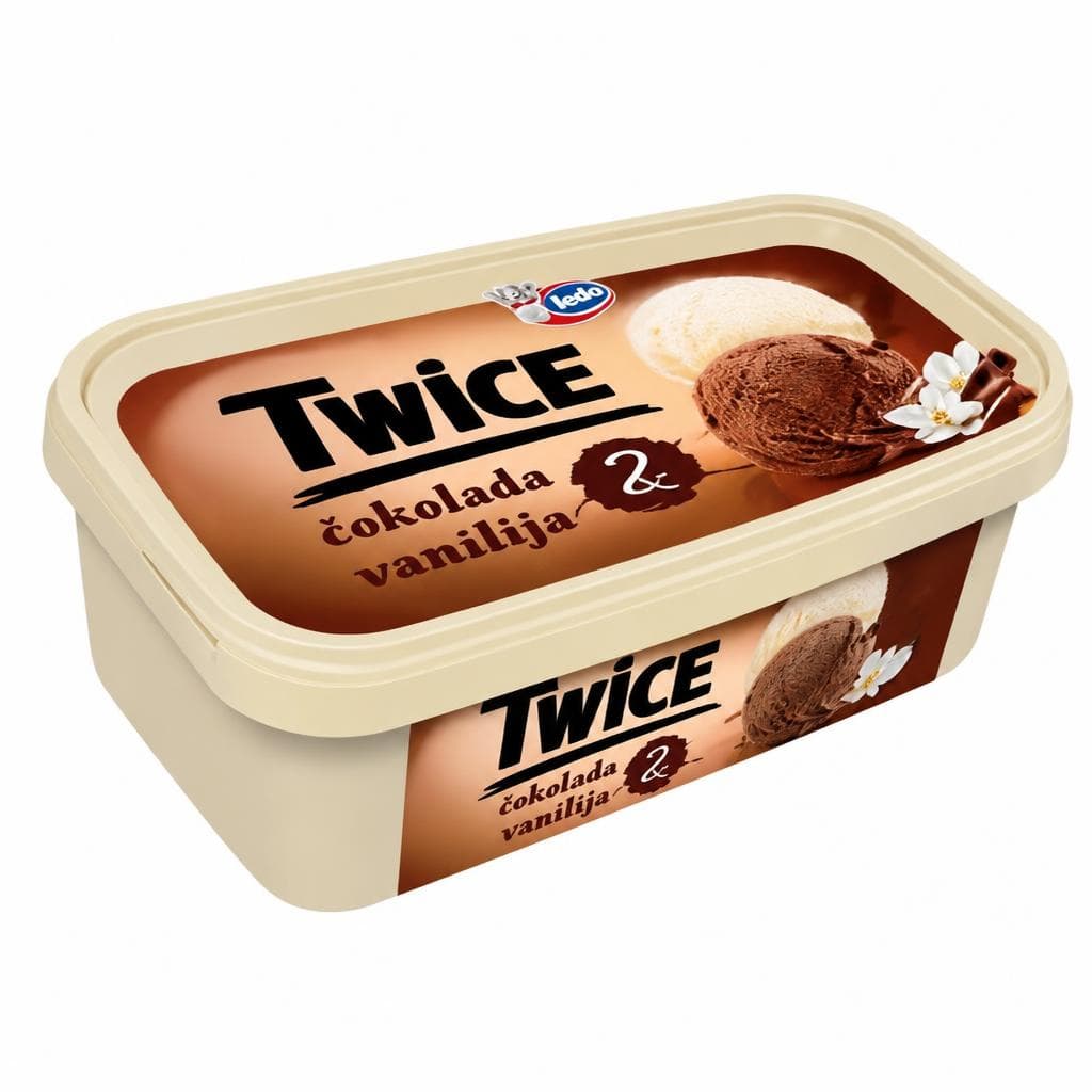 Ledo Twice sladoled 1 l Akcija u trgovini Boso
