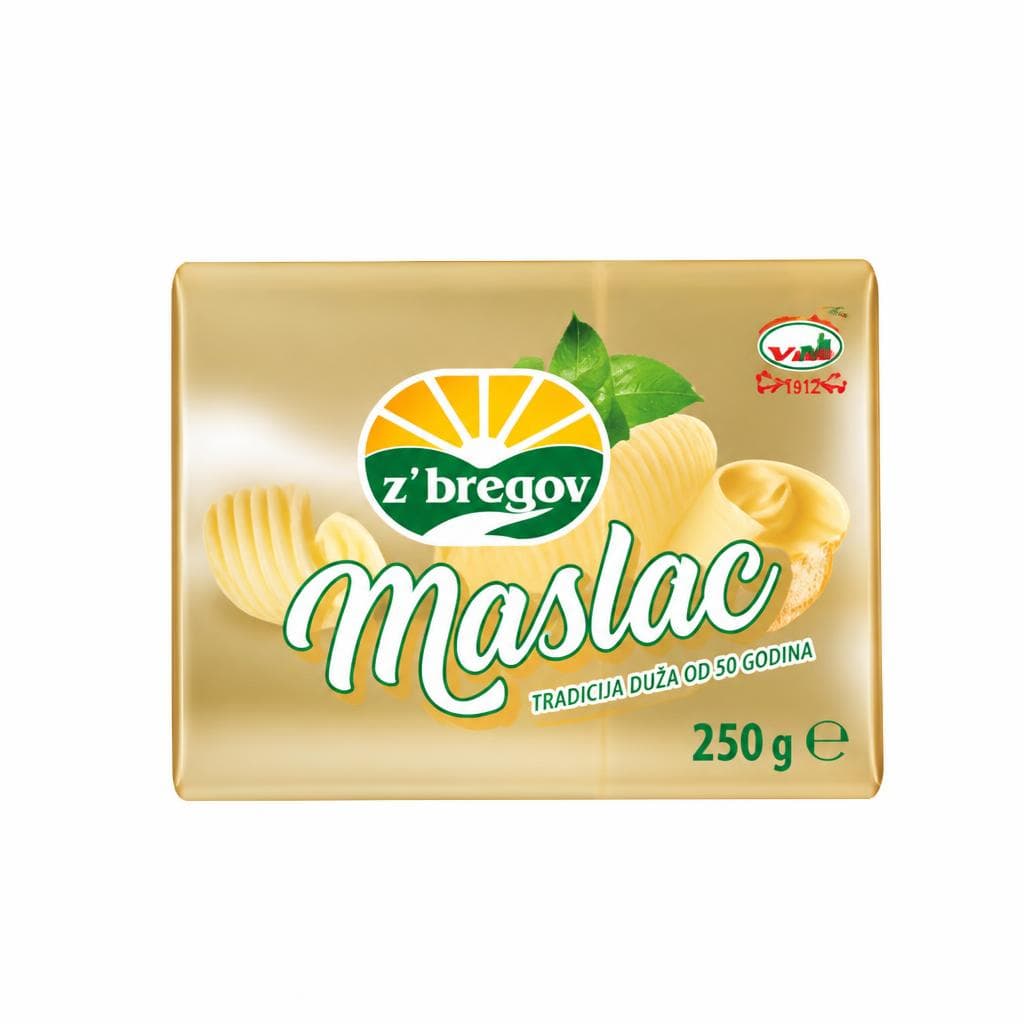Z'bregov maslac 250 g Akcija u trgovini Lidl