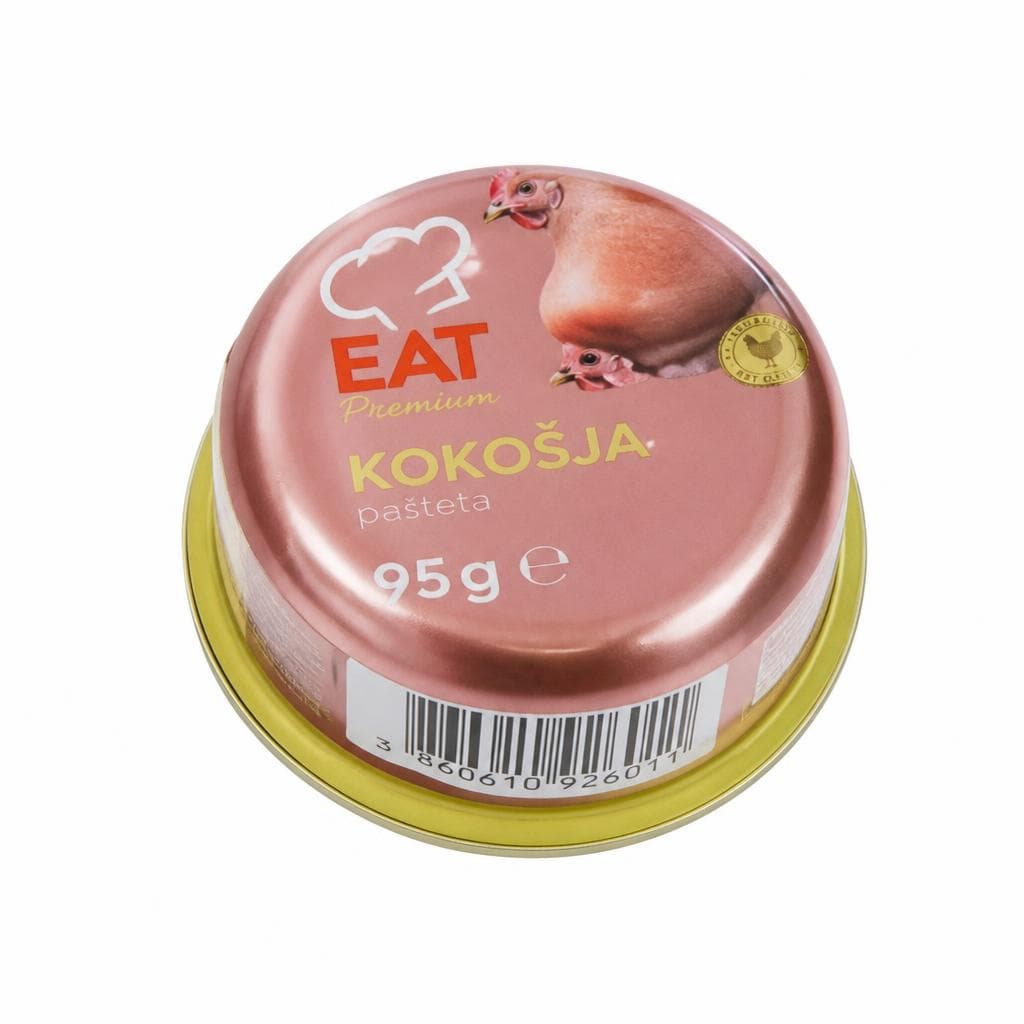 Eat Kokošja pašteta Premium 95 g Akcija u trgovini Eurospin