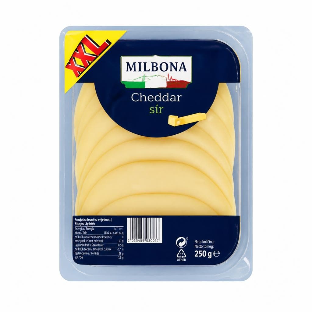 Milbona Cheddar sir XXL 1 kg Akcija u trgovini Lidl