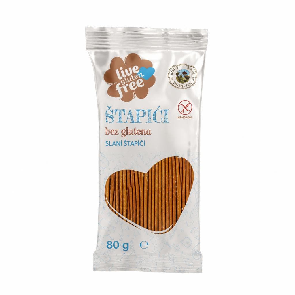 Live Gluten Free slani štapići 80 g Akcija u trgovini Plodine