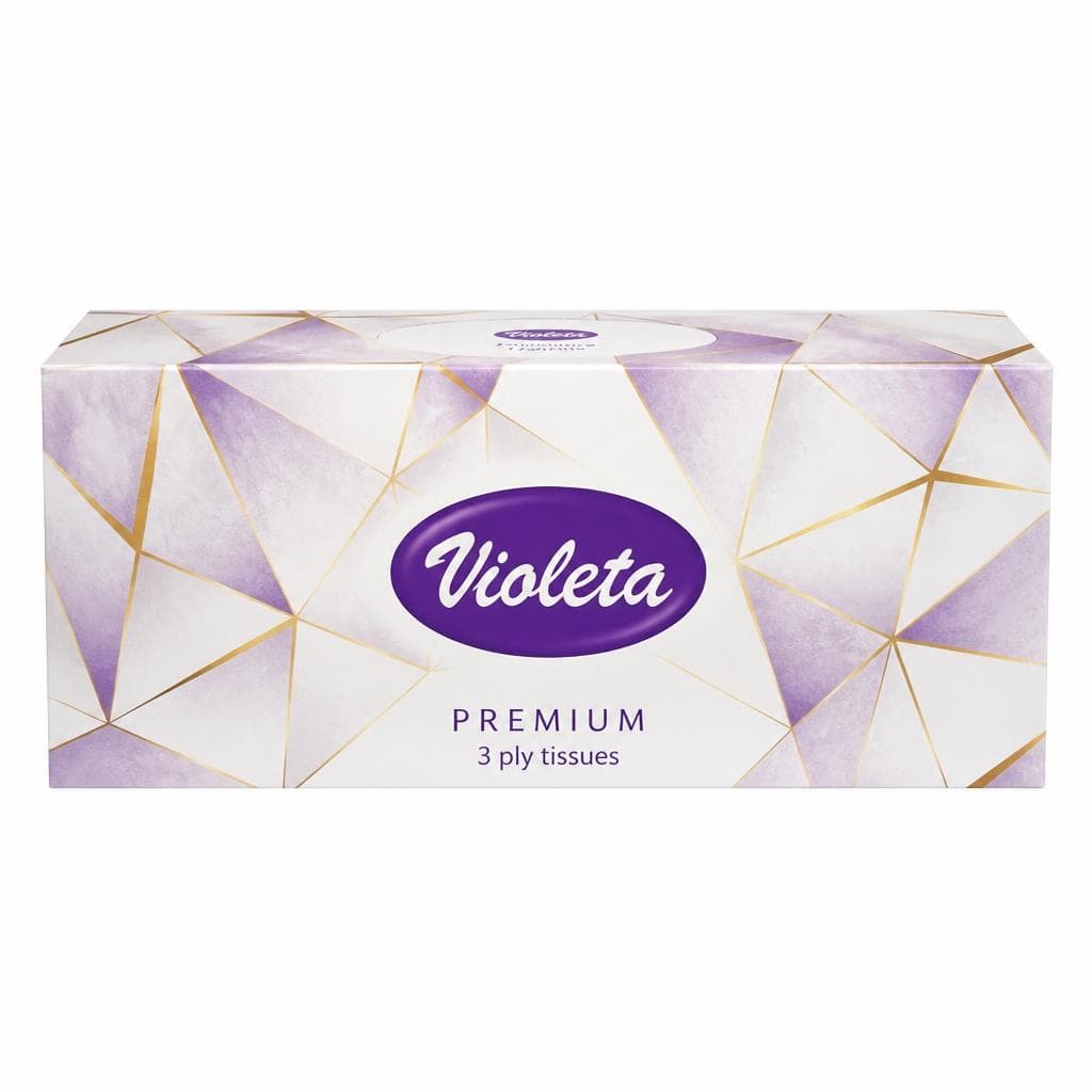 Violeta troslojne papirnate maramice 2 x 60 kom Akcija u trgovini Dm