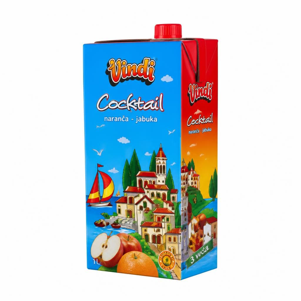 Vindi Sok cocktail naranča - jabuka 1L Akcija u trgovini 365 Market