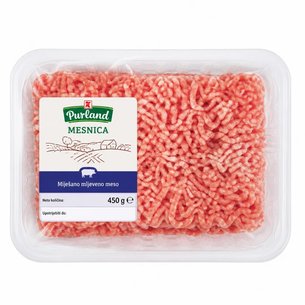 Purland miješano mljeveno meso 450 g Akcija u trgovini Kaufland