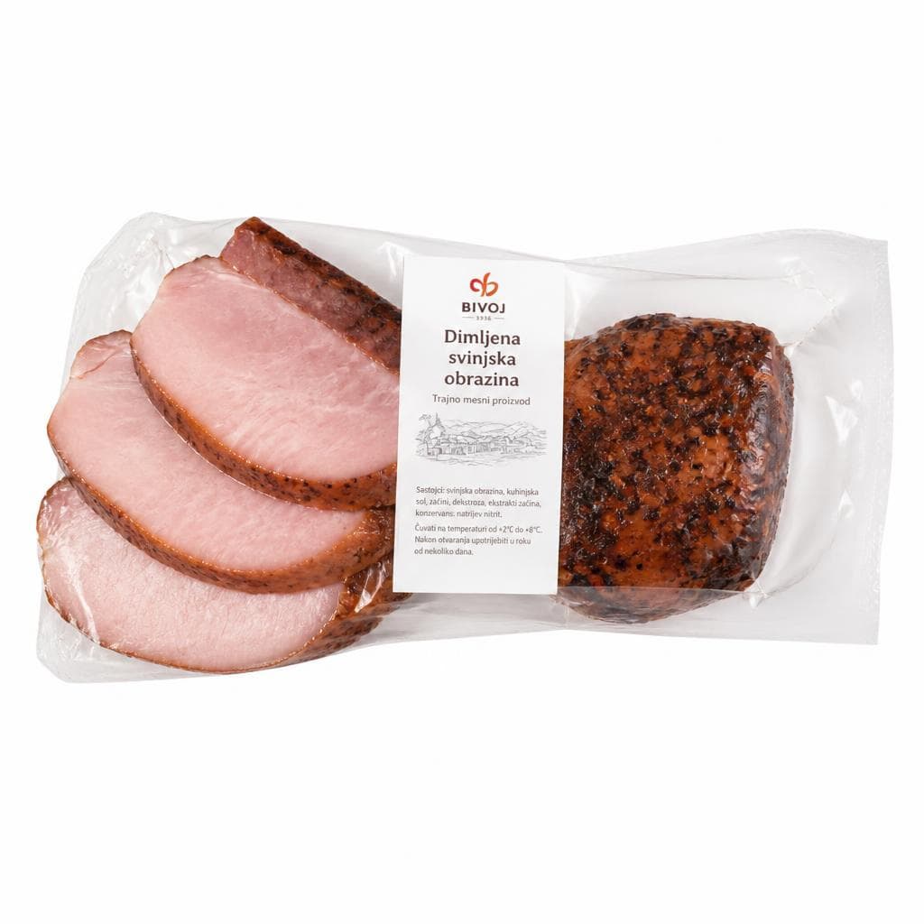 Bivoj Dimljena svinjska obrazina cca 350 g Akcija u trgovini Kaufland