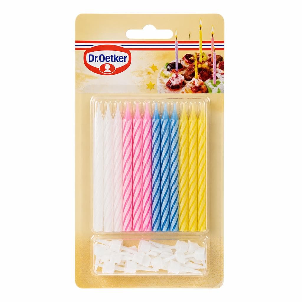 Dr. Oetker svjećice s držačima spiralne 12 kom Akcija u trgovini Interspar