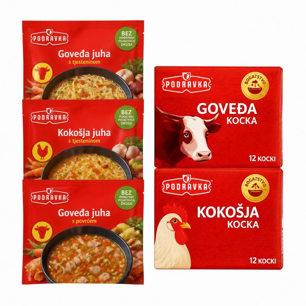 Podravka juhe i kocke Akcija u trgovini Plodine
