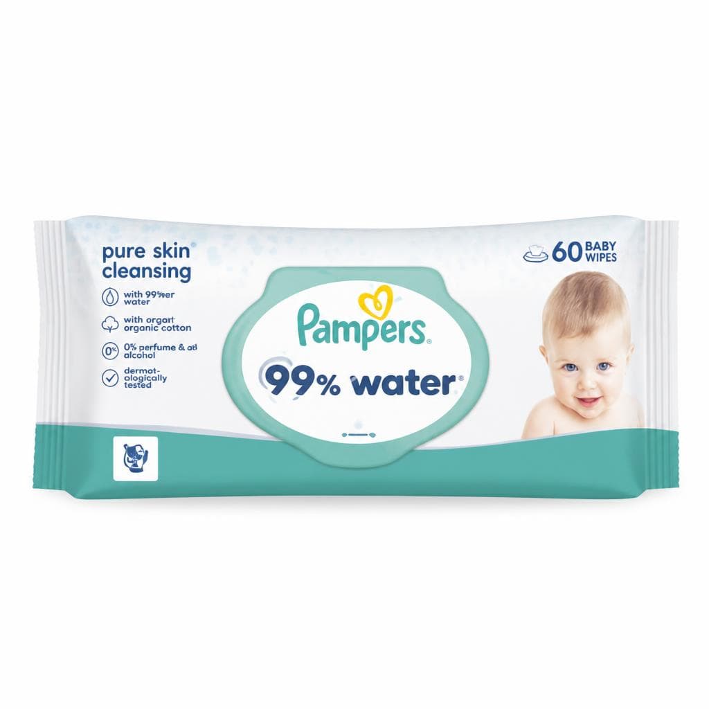 Pampers vlažne maramice 60/1 Akcija u trgovini Konzum