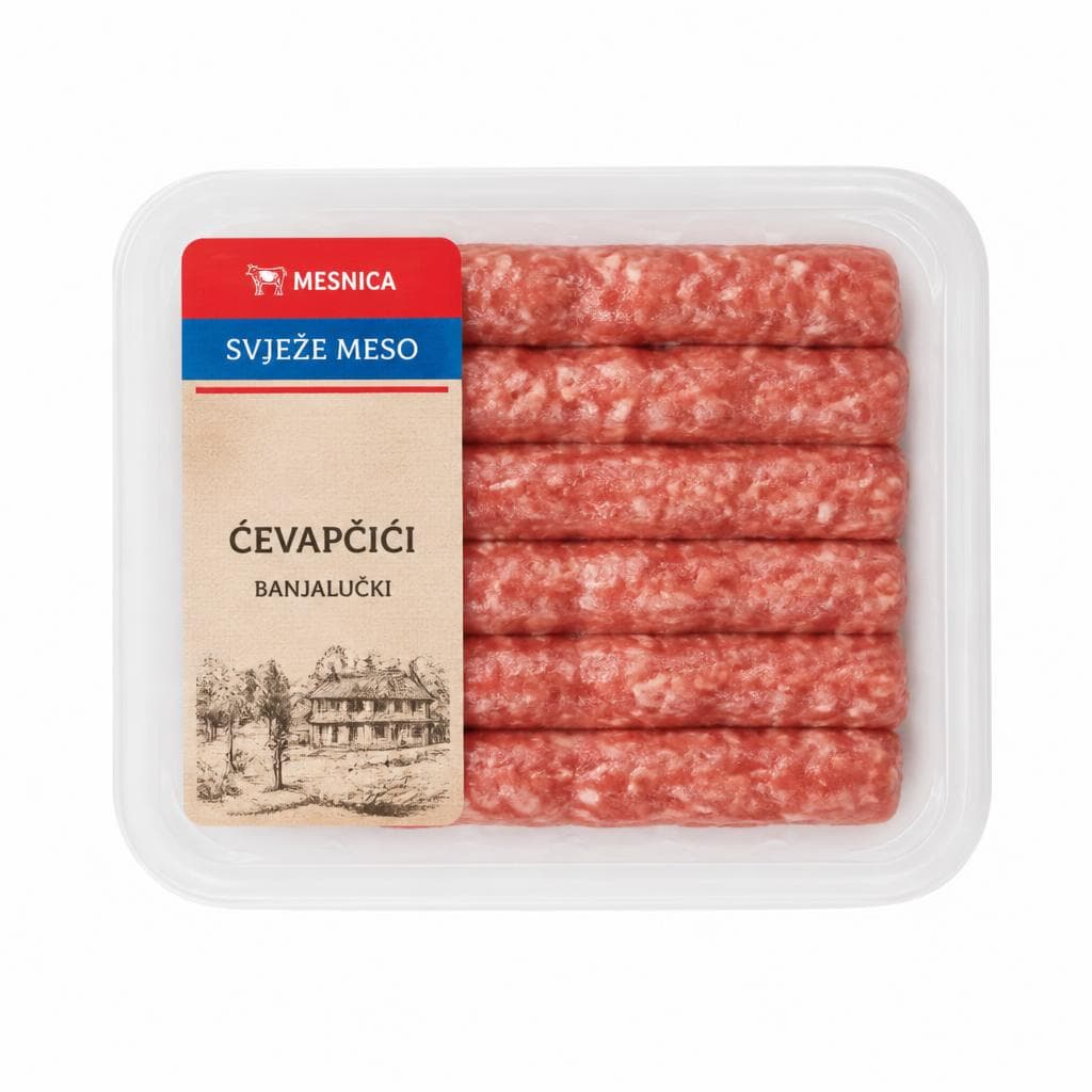 Svježi banjalučki ćevapčići 500 g Akcija u trgovini Lidl
