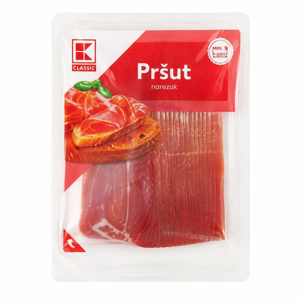 K-Classic Pršut narezak 500 g Akcija u trgovini Kaufland