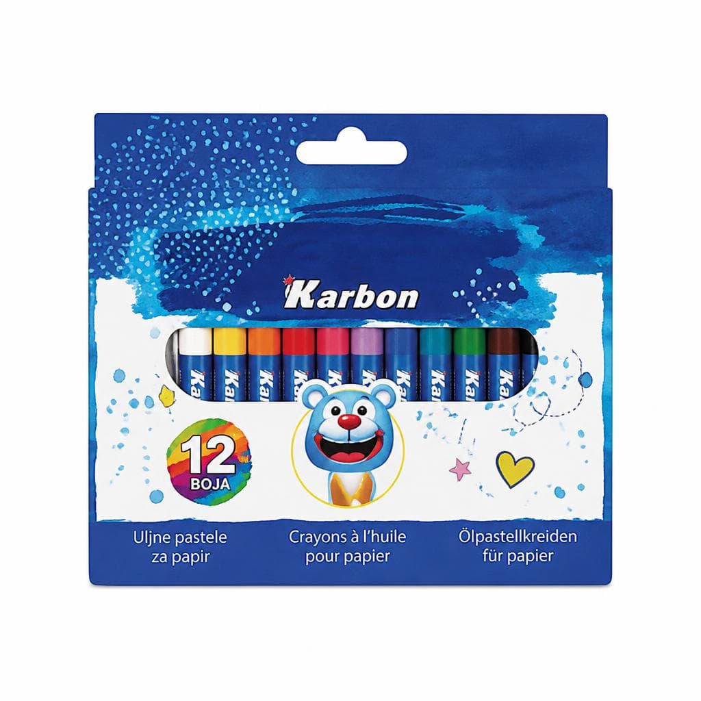 Karbon pastele uljne 12/1 1 pak Akcija u trgovini NTL