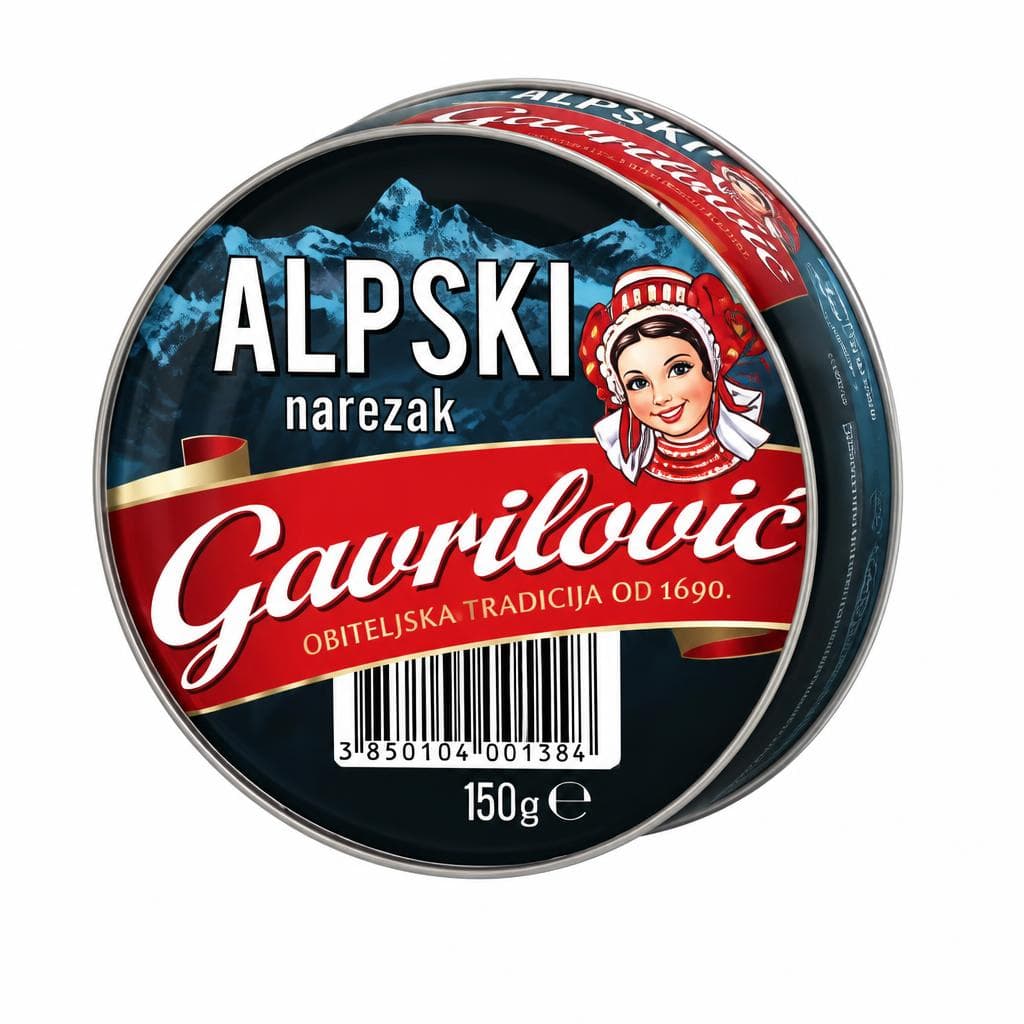 Gavrilović Alpski narezak 150 g Akcija u trgovini Vrutak