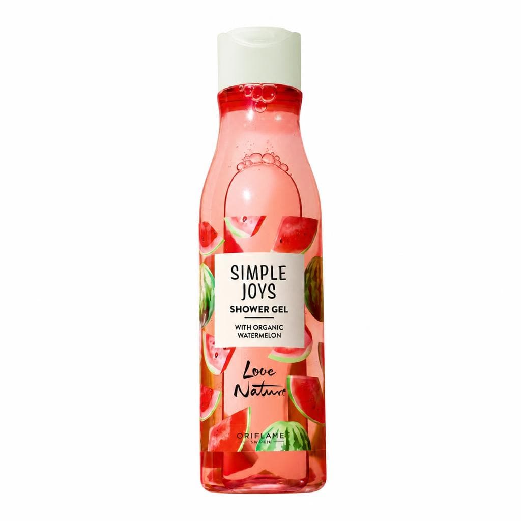 Love Nature Simple Joys gel za tuširanje s organskom lubenicom 250 ml Akcija u trgovini Oriflame