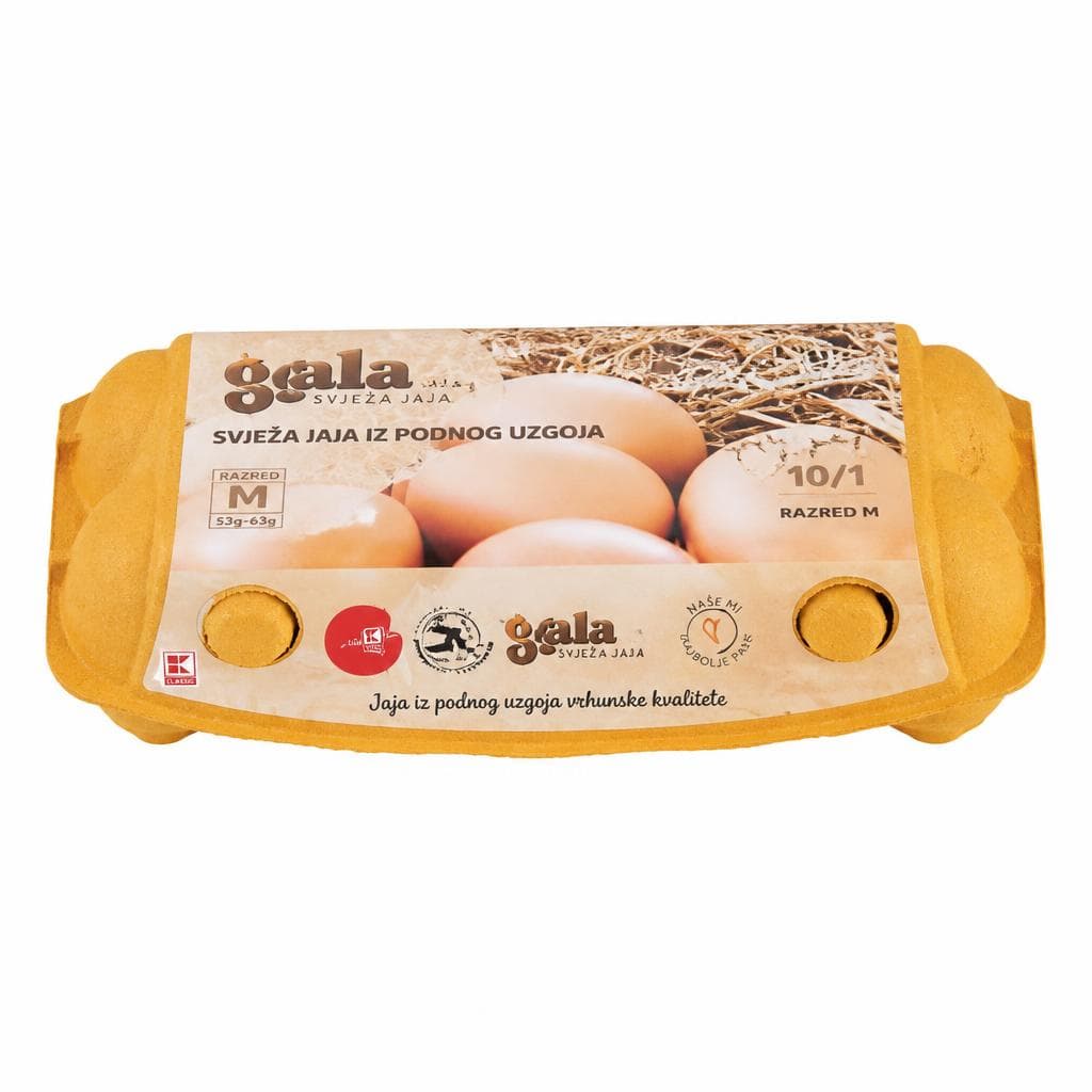 Gala Svježa jaja 10/1 Akcija u trgovini Kaufland
