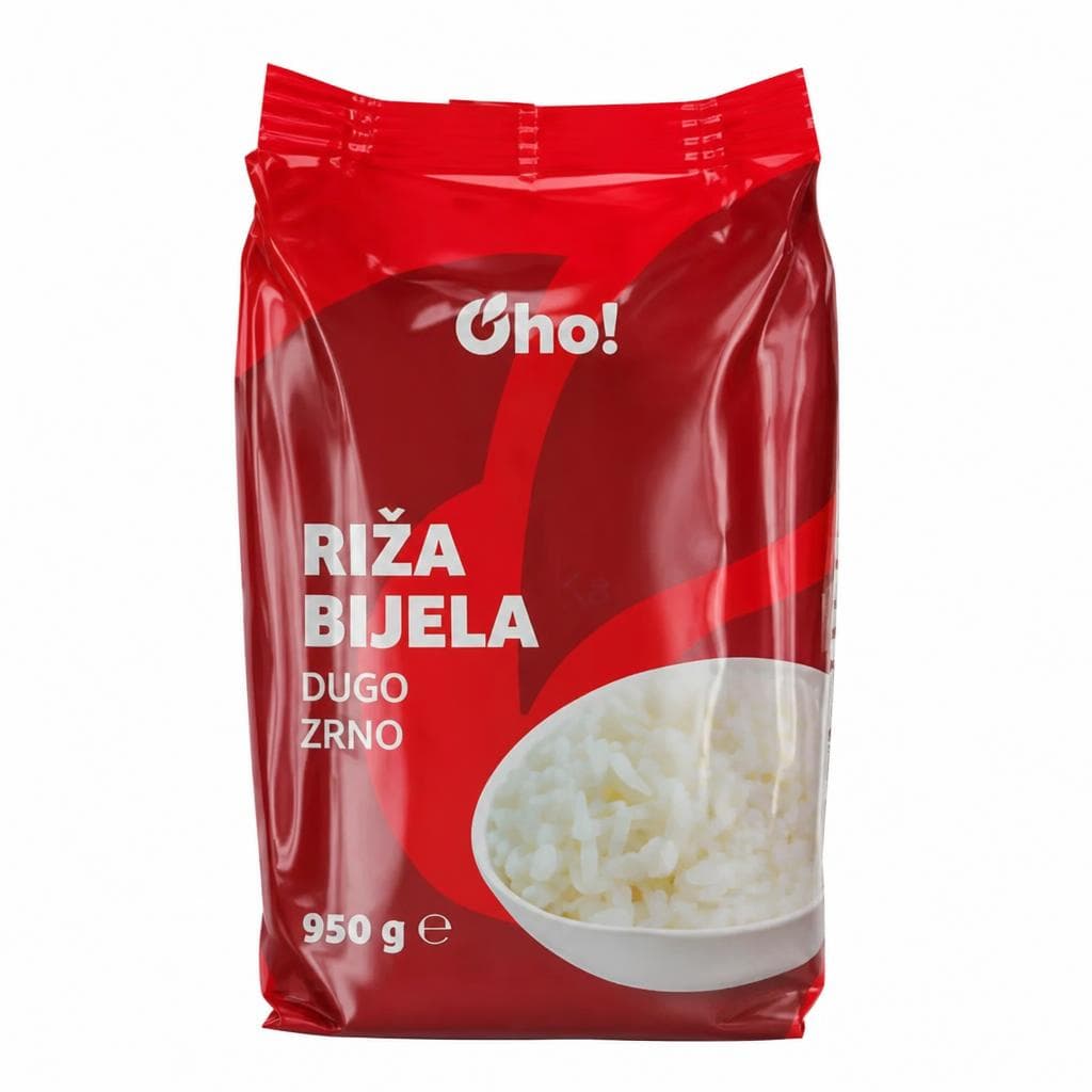 Oho! Riža 950 g Akcija u trgovini Plodine