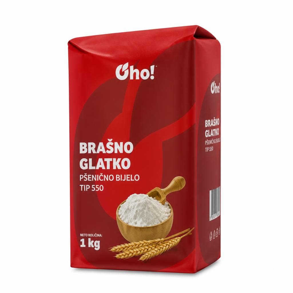Cho! Brašno glatko ili oštro 1 kg Akcija u trgovini Plodine
