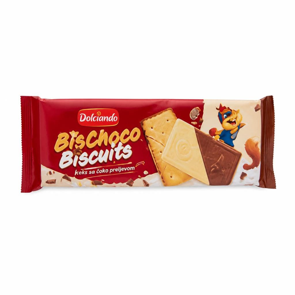 Dolciando keks sa čoko preljevom 160 g Akcija u trgovini Eurospin