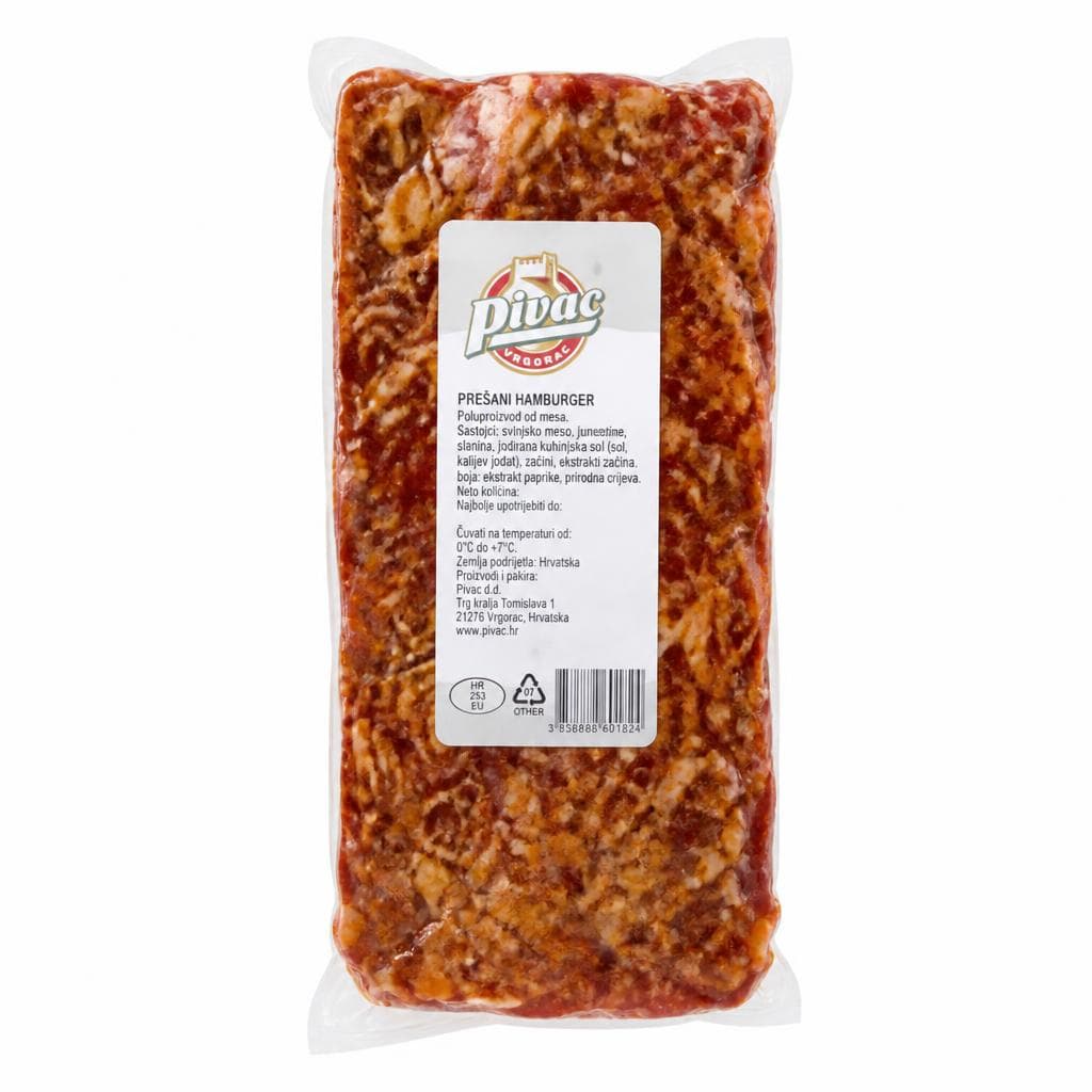 Pivac Prešani hamburger cca 1.2 kg Akcija u trgovini Lidl