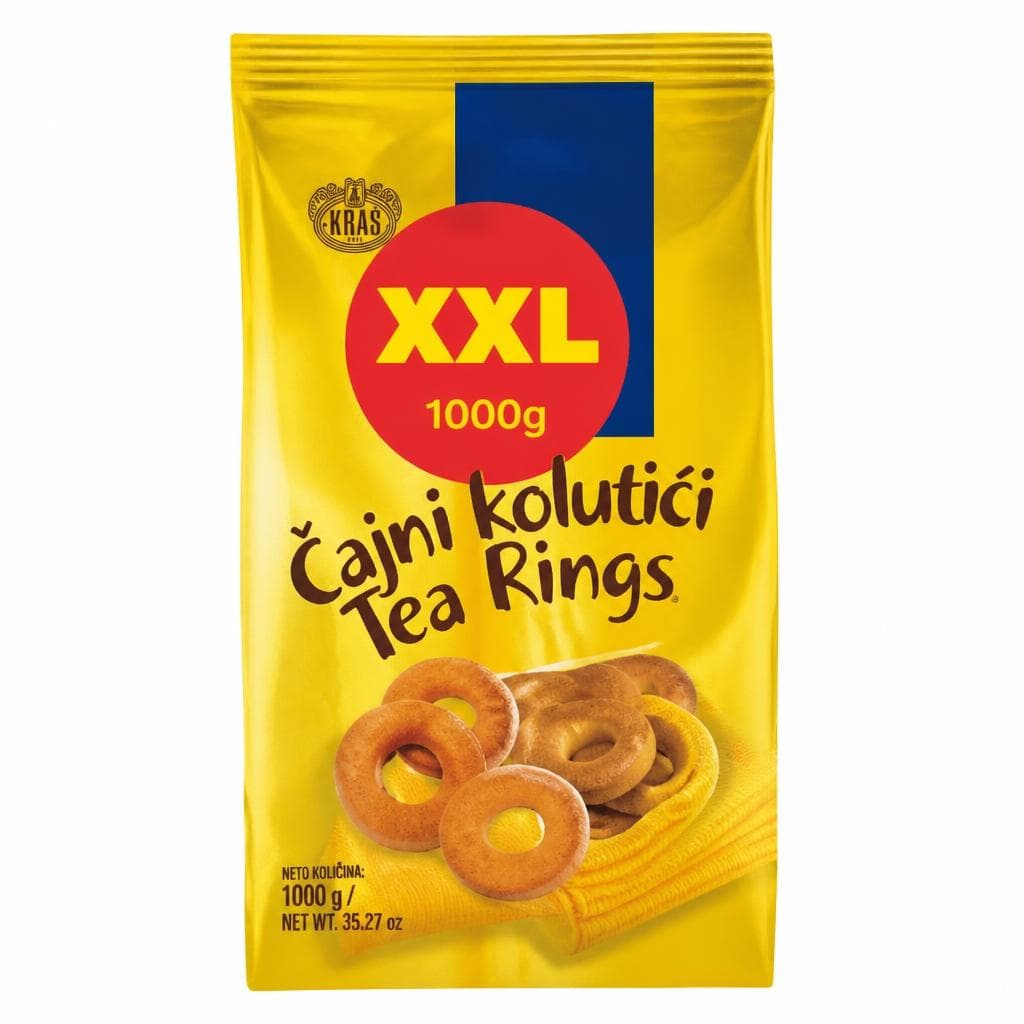 Kraš Čajni kolutići XXL 1000g Akcija u trgovini Vrutak