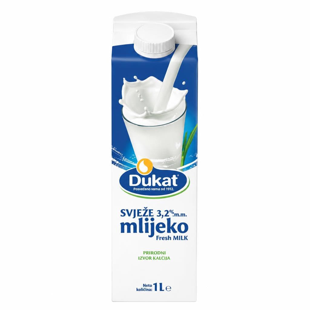 Dukat svježe mlijeko 1 L Akcija u trgovini Plodine