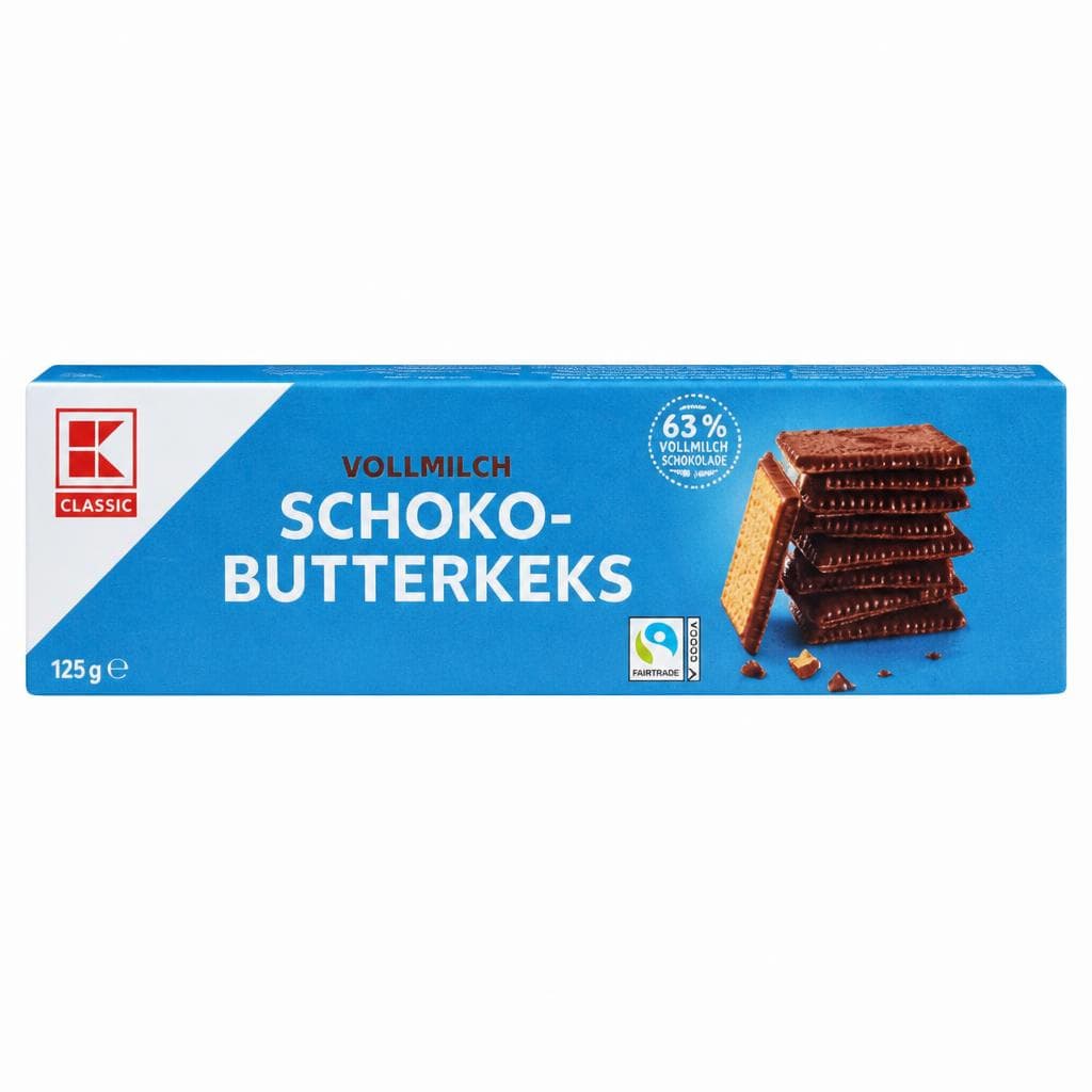 Classic Vollmilch Schoko-Butterkeks 125 g Akcija u trgovini Kaufland